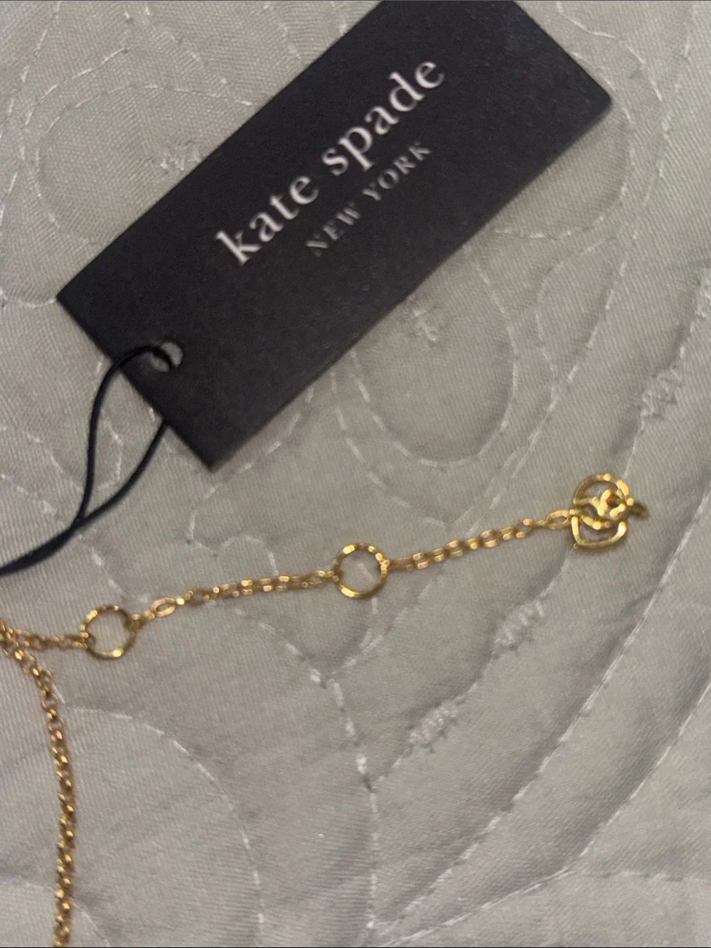 kate spade Gold Pearl Popcorn Pendant Necklace - Gold